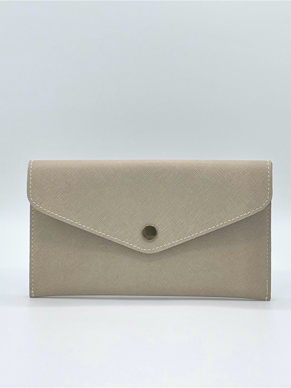 Neutral Beige Envelope Wallet